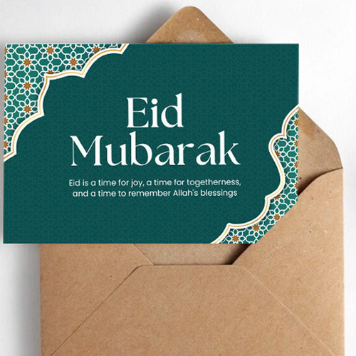 Eid Mubarak Greeting Card