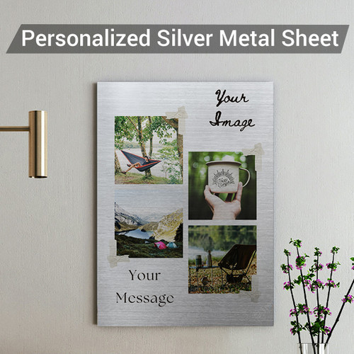 Personalised Metal Sheet with Photo and Text