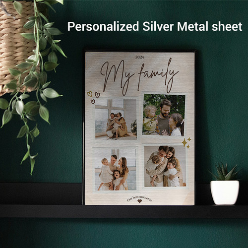 Personalized Family Photo Frame with Four Photos