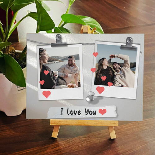 Personalized "I Love You" Canvas Print