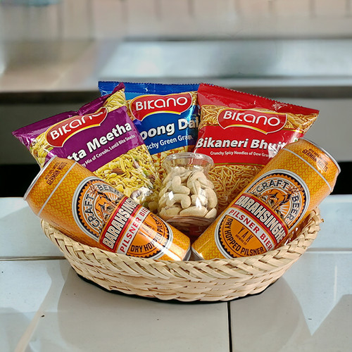 Deluxe Snack, Beverage, and Nut Combo Hamper