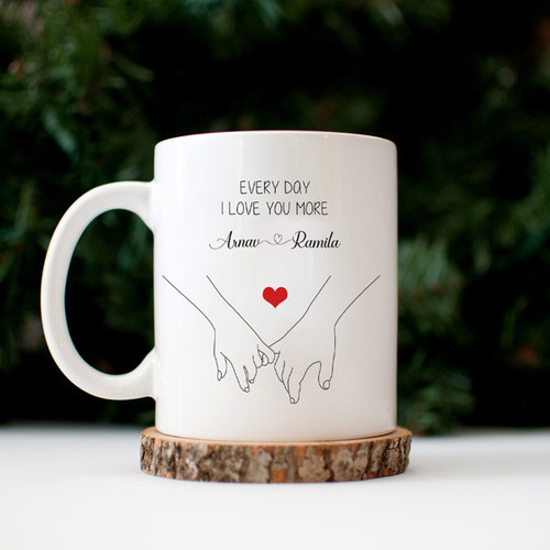 Customizable White Ceramic Mug