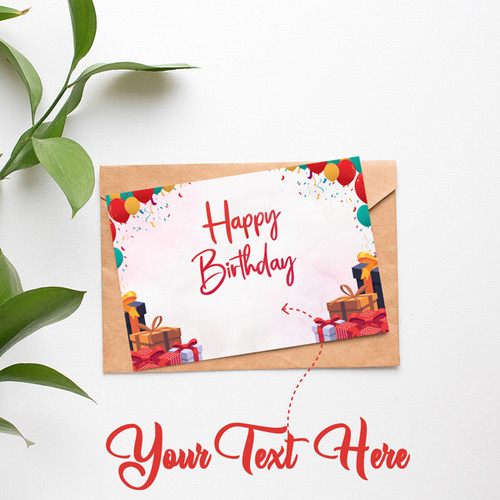 Personalized Birthday Card Printed
