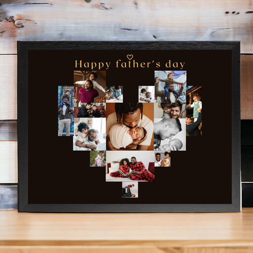 "Happy Father's Day" Personalised Photo Frame