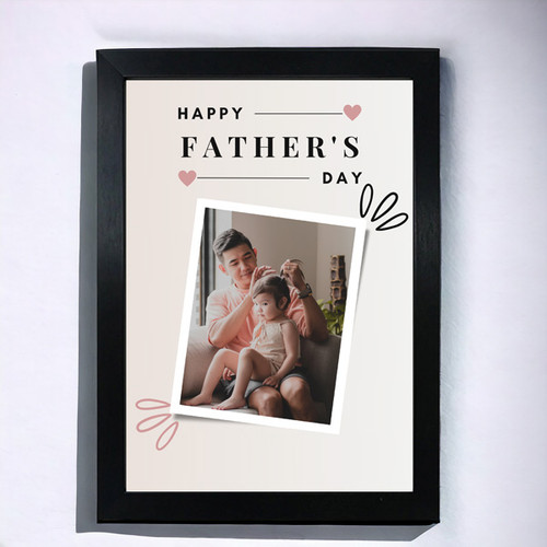 Personalized Happy Father's Day Photo Frame