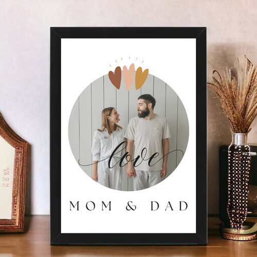 Love Mom & Dad Photo Frame