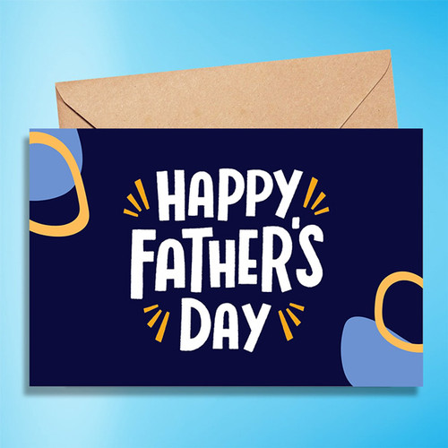 To My Hero: "Happy Father's Day" Printed Card