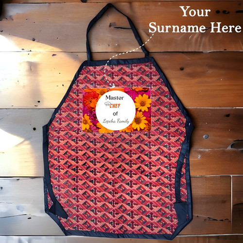 Master Chef Signature Surname Print Apron