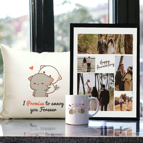 Cozy and Personalized Anniversary Combo