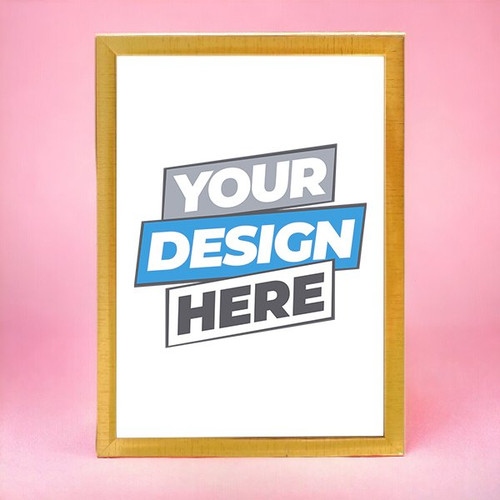 A4 Size Golden Border Photo Frame