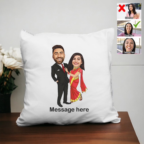 Personalized Caricature Cushion Personalized Caricature Cushion