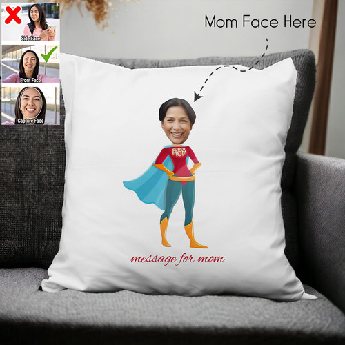 Personalised Super Mom Cushion