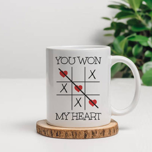 You Won My Heart Ceramic Mug
