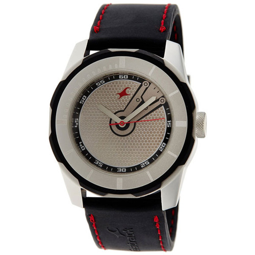 Fastrack Stainless Steel Case Silver Dial Analog Watch for Men (3099SP03)