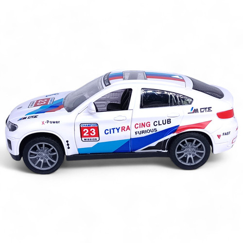 White Lightning City Racing Club Toy Car