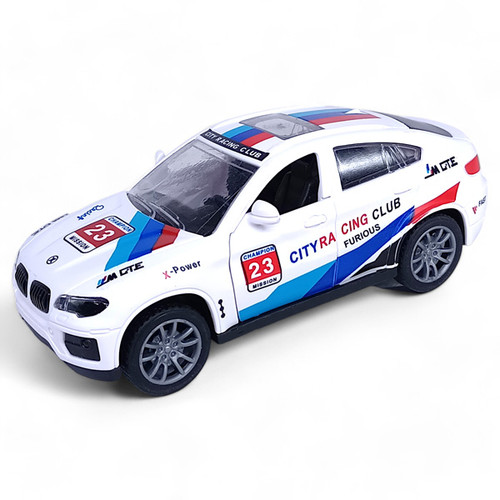 White Lightning City Racing Club Toy Car