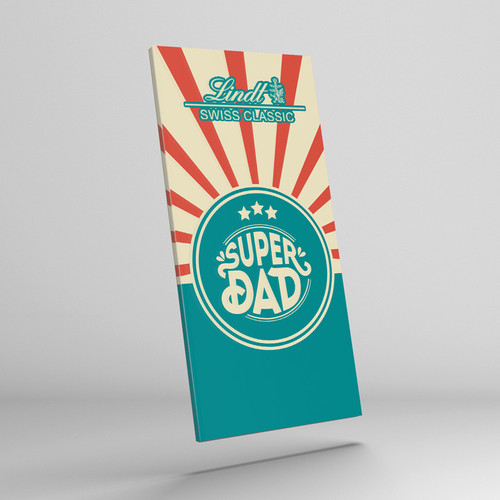 Super Dad Gift Lindt Classic Chocolate