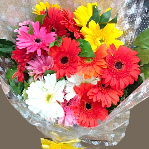 Gerbera Grace with Charming Mixed Flower Bouquet