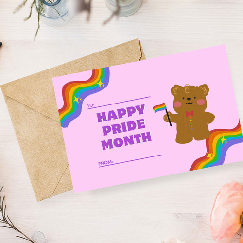 Love is love Happy Pride Month Card