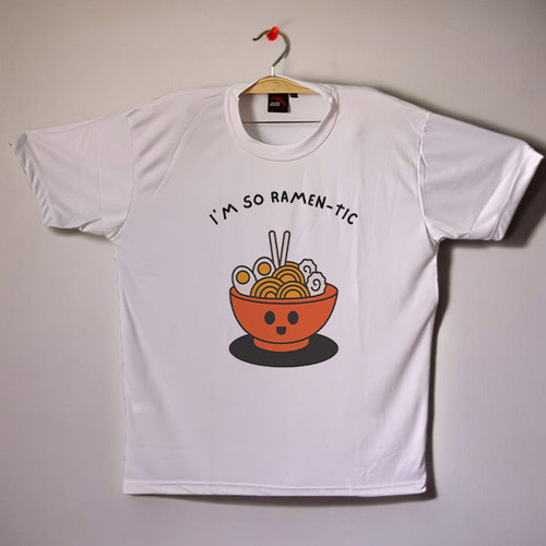 " I'm So Ramen-tic " Printed T-Shirt