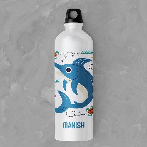 Personalized Aluminum Bottle with Your Name Printed