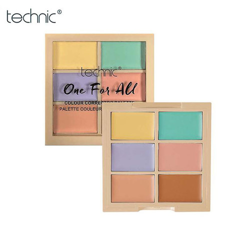 Technic one for all color corrector Concealer Pallete- 7.2 gm