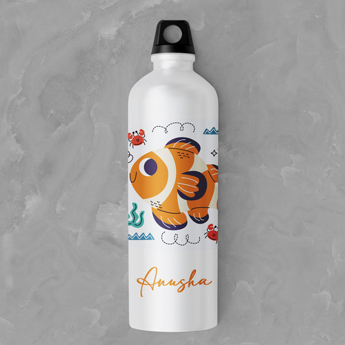 Golden Fish Designed Personalized Bottle Golden Fish Designed Personalized Bottle