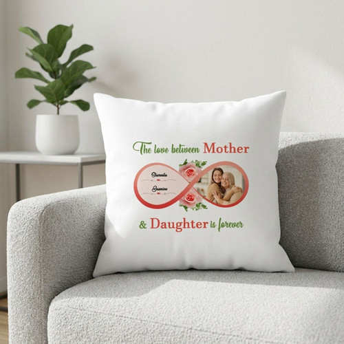Customizable Mother & Daughter Infinity Cushion