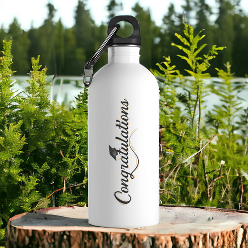 Congratulations Printed Water Bottle