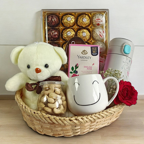 Pampering Sweets Delight Gift Hamper for Her