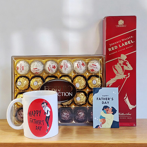 Premium Gift with Red Label 750ml for Father's Day