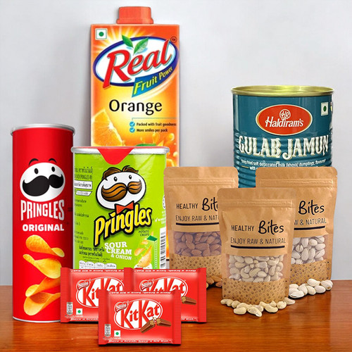 Delicious Snacks with Real Juice and Mithai