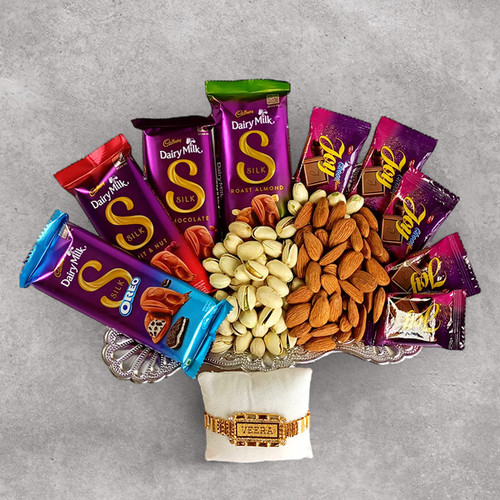 Sweet Celebrations: Rakhi Delights Combo