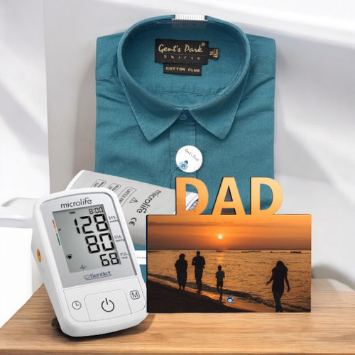 Father's Day Care Gift Hamper (Shirt Size: 16|40 cm)