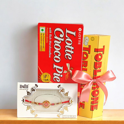 Sweet Treats & Rakhi Thread for Brother