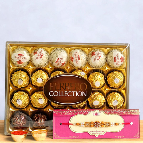 Assorted Chocolates Gift with Rakhi