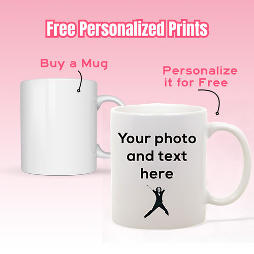 Personalized Ceramic Mug & Free Custom Prints