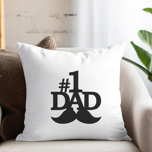 #1 DAD Printed Cushion