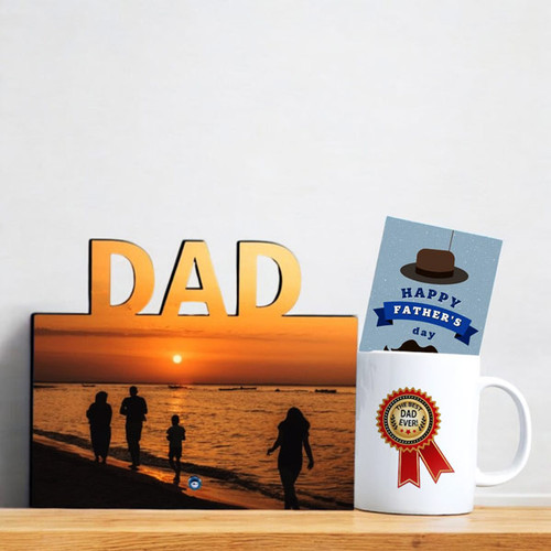 Father' s Day Collection With Personalized Photo Frame