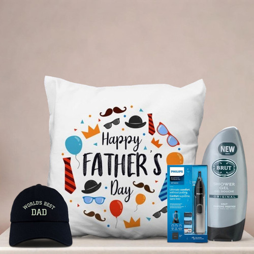 Men's Accessories Combo for Dad with Personalized Hamper