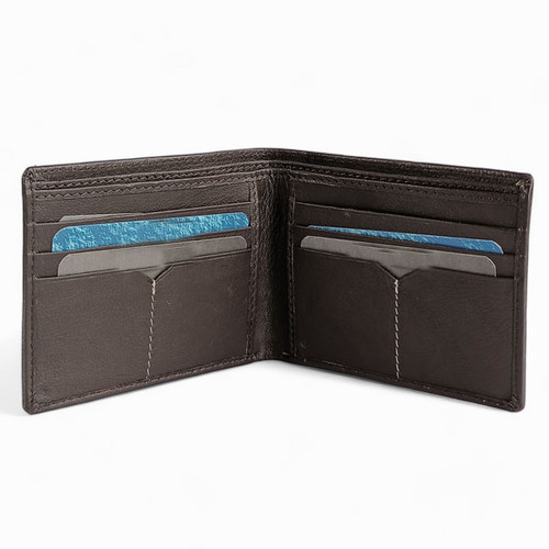 Classic Genuine Leather Wallet- Brown Coffee