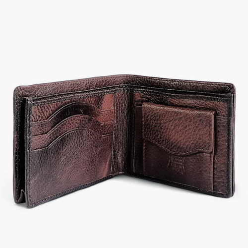 Woods Brown Bi-Fold Wallet with Card Holder