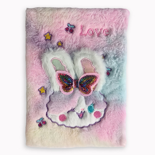 Butterfly Magic: The Bunny Pink Furry Notebook