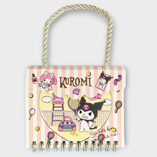 Kuromi Cute Anime Printed Small Coil Notepad