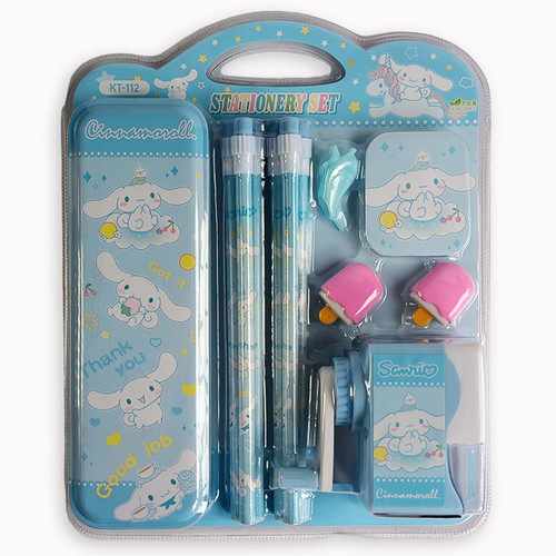 Sanrio-Themed Stationery Set - Sky Blue