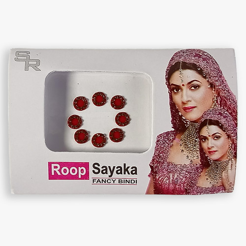 Vibrant Red Bindi: A Bold Touch of Elegance