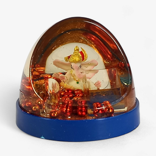Lord Ganesha Dome Shaped Paper Weight With Pen Holder