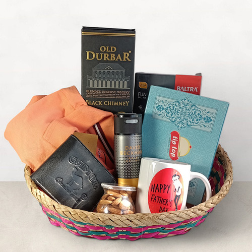 Awesome Surprise Basket For Dad on Father's Day