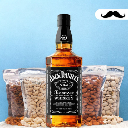 Jack Daniels 1000 Ml Whisky with Dry Nuts Combo