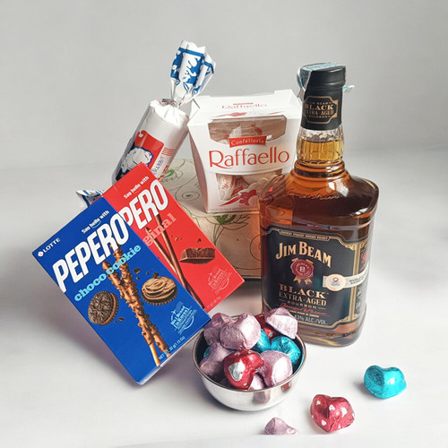Whisky with Chocolates Gift Combo